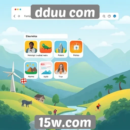 Interface do dduu com destaca facilidade de navegação